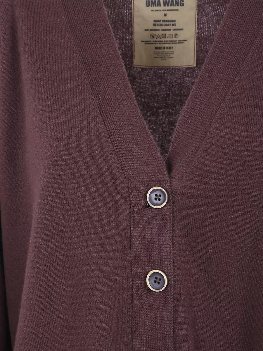 Uma Wang Cashmere wrap cardigan