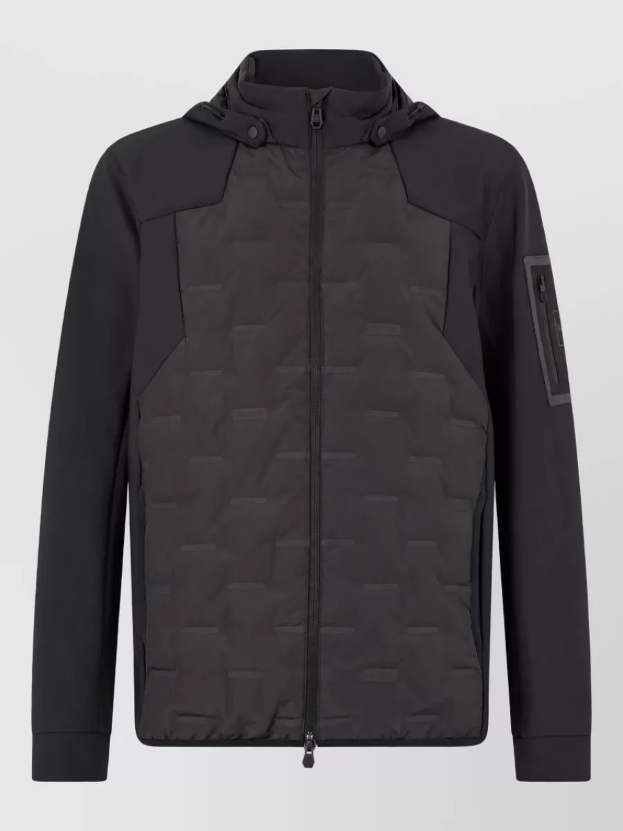 Boss down hooded puffer jacket