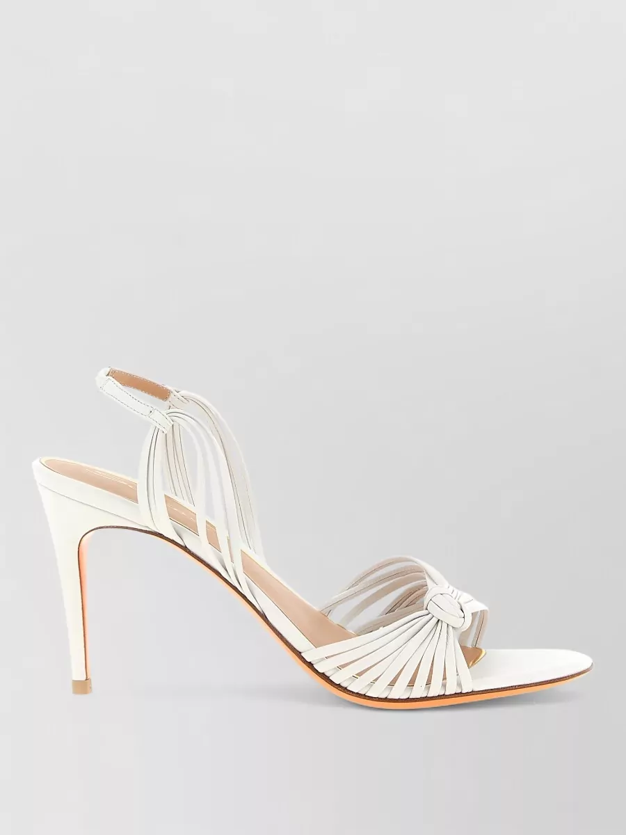 Santoni Leather Knotted Sandals