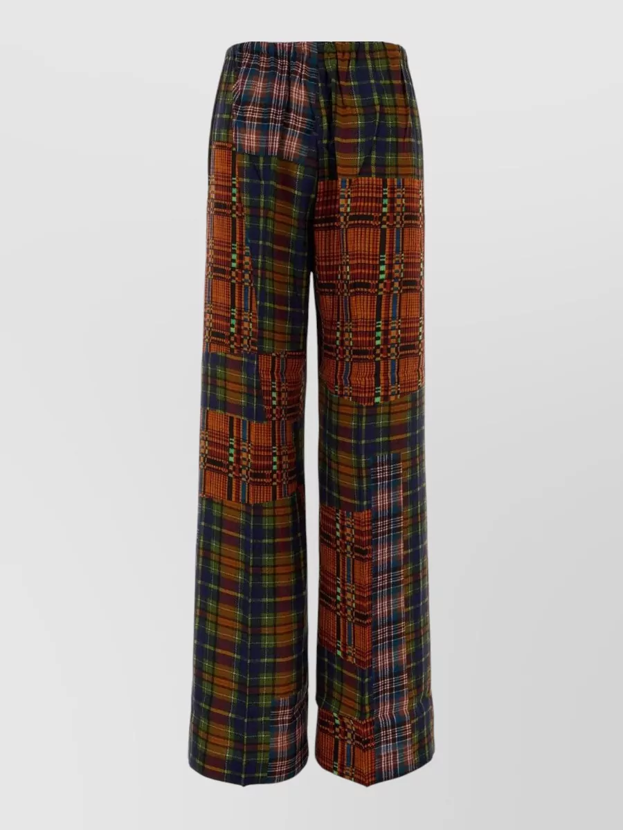 Dries Van Noten printed wide-leg trousers