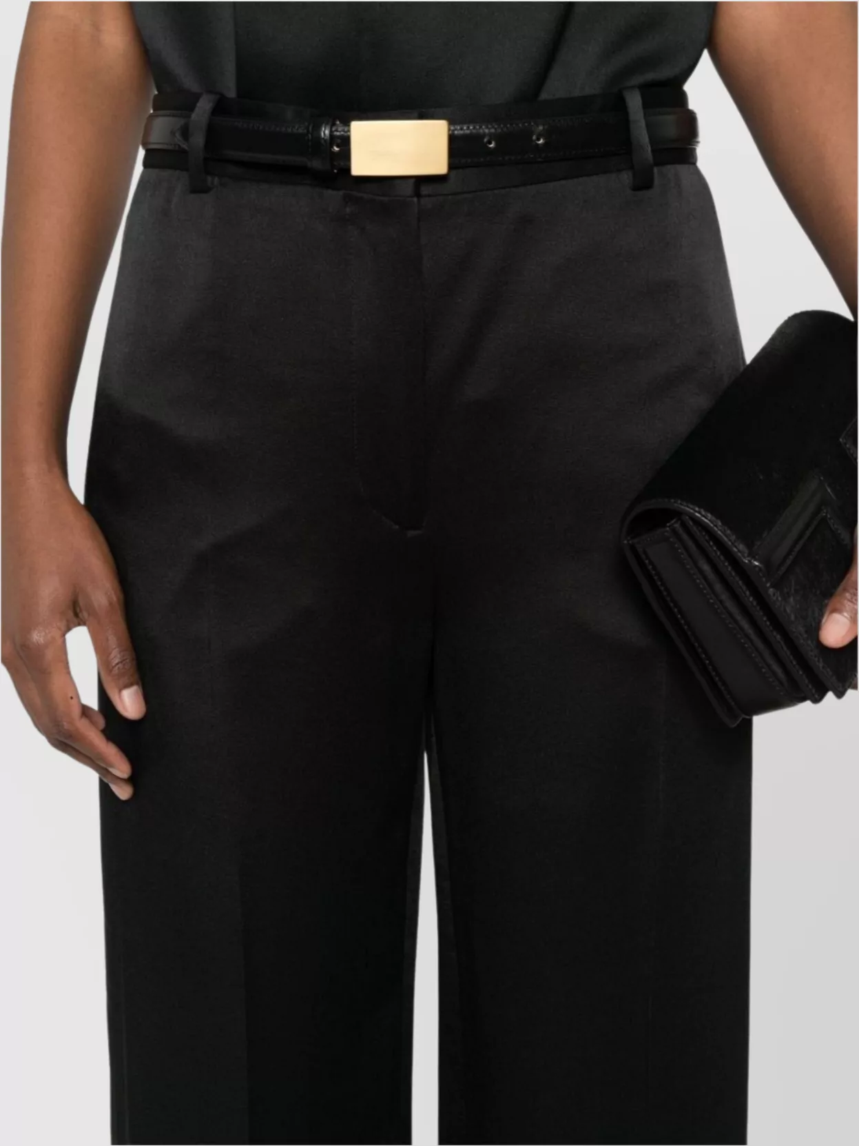 Totême Wide-Leg Trousers With Pleats And Splits
