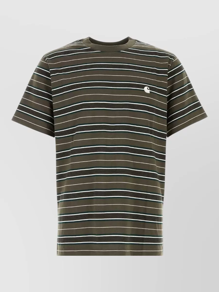 Carhartt Wip striped cotton short-sleeve t-shirt