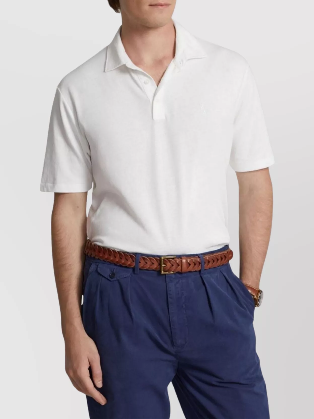 Ralph Lauren Logo Cotton Polo Shirt