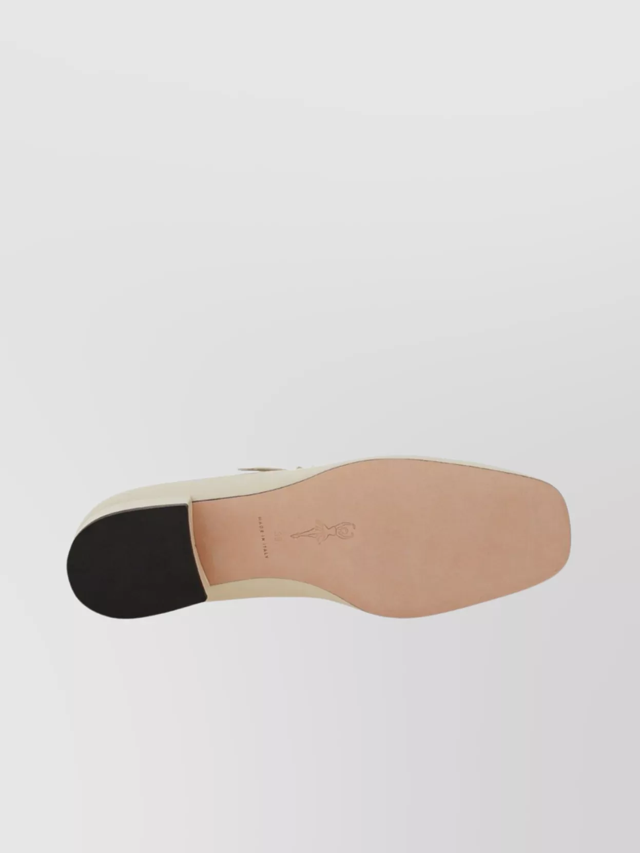 Bally Leather Strap Block Heel Square Toe Pump
