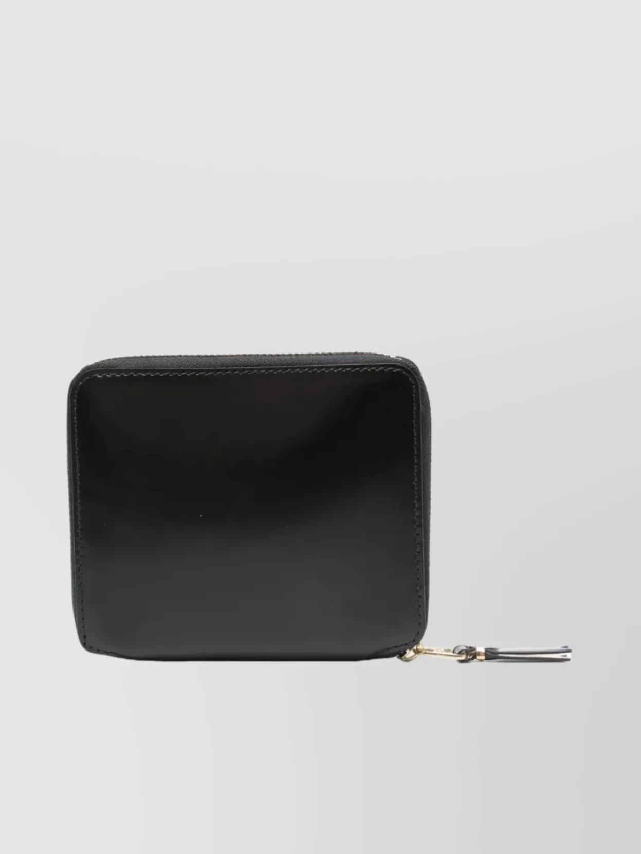 Comme Des Garçons "reflection" Wallet Featuring Gold-tone Hardware