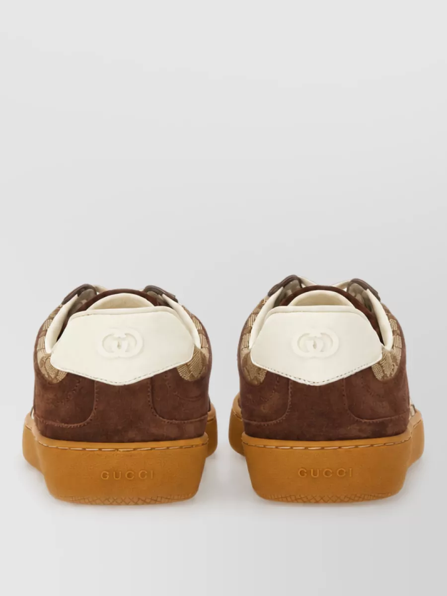 Gucci Leather Low-Top Sneakers