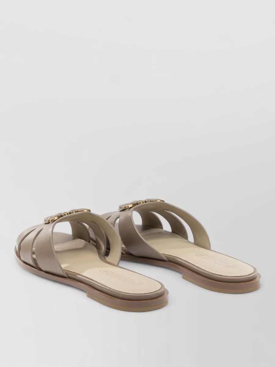 Pinko Leather Slides