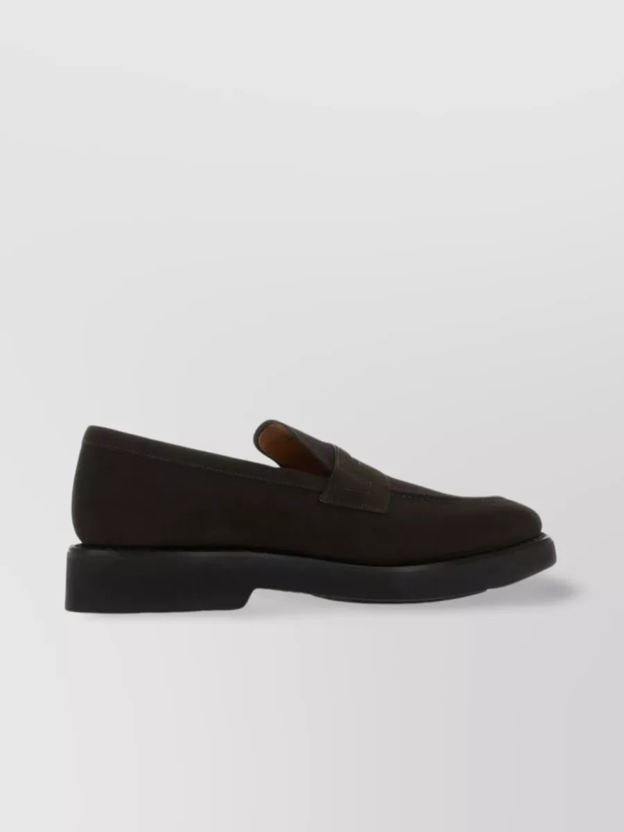 Shop Church's Parham L Suede Loafers In Brown