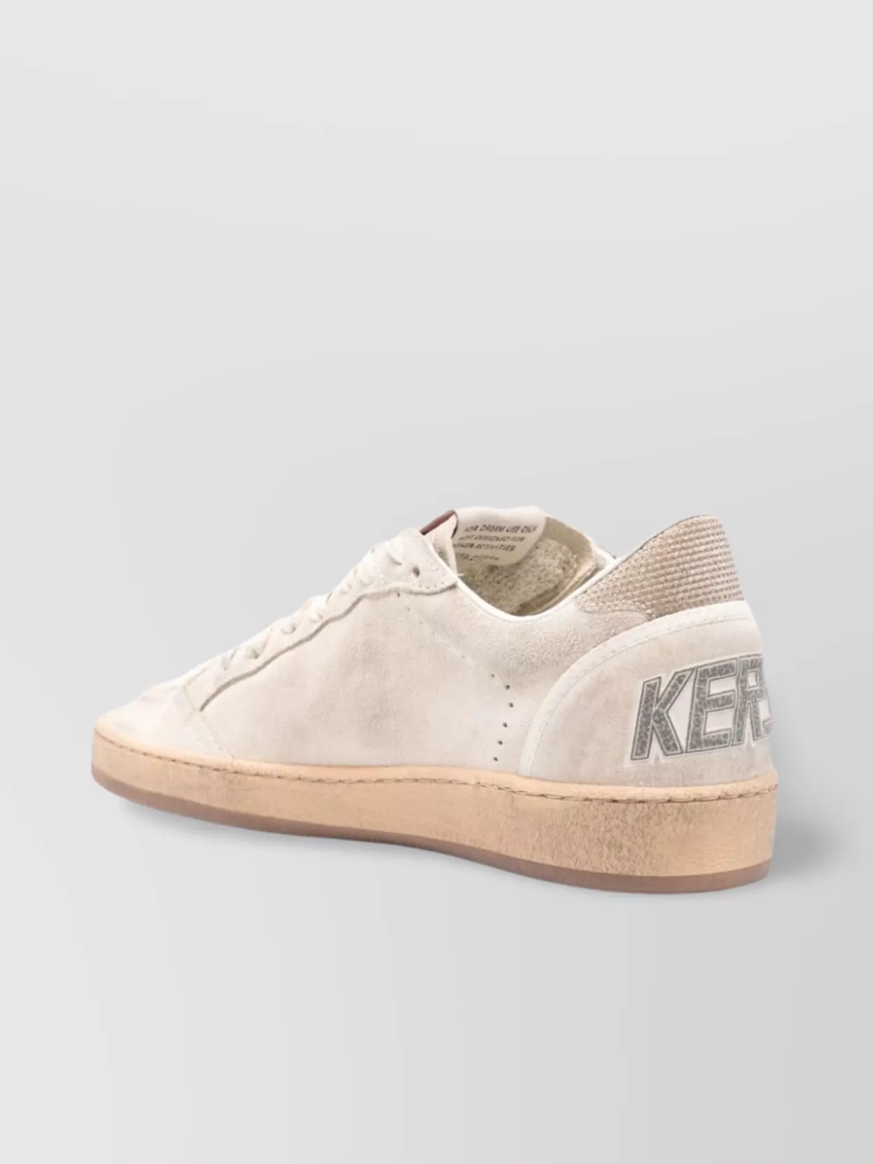 Golden Goose Distressed Rubber Sole Sneakers