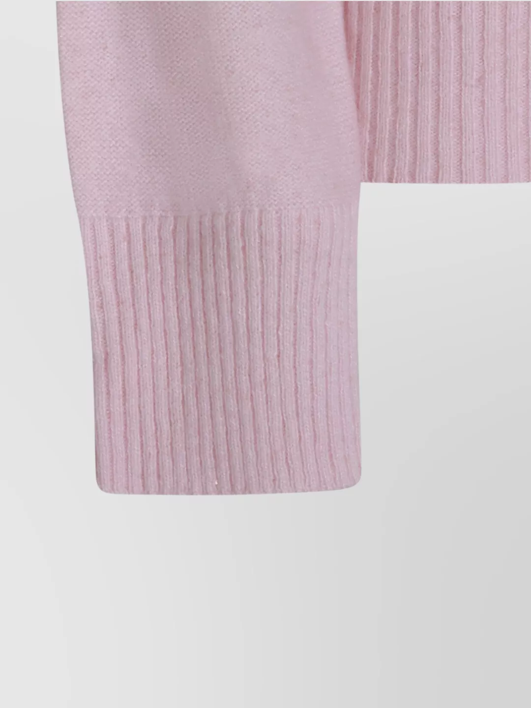 Fabiana Filippi Ribbed Turtleneck Knit Sweater Featuring Cuffs