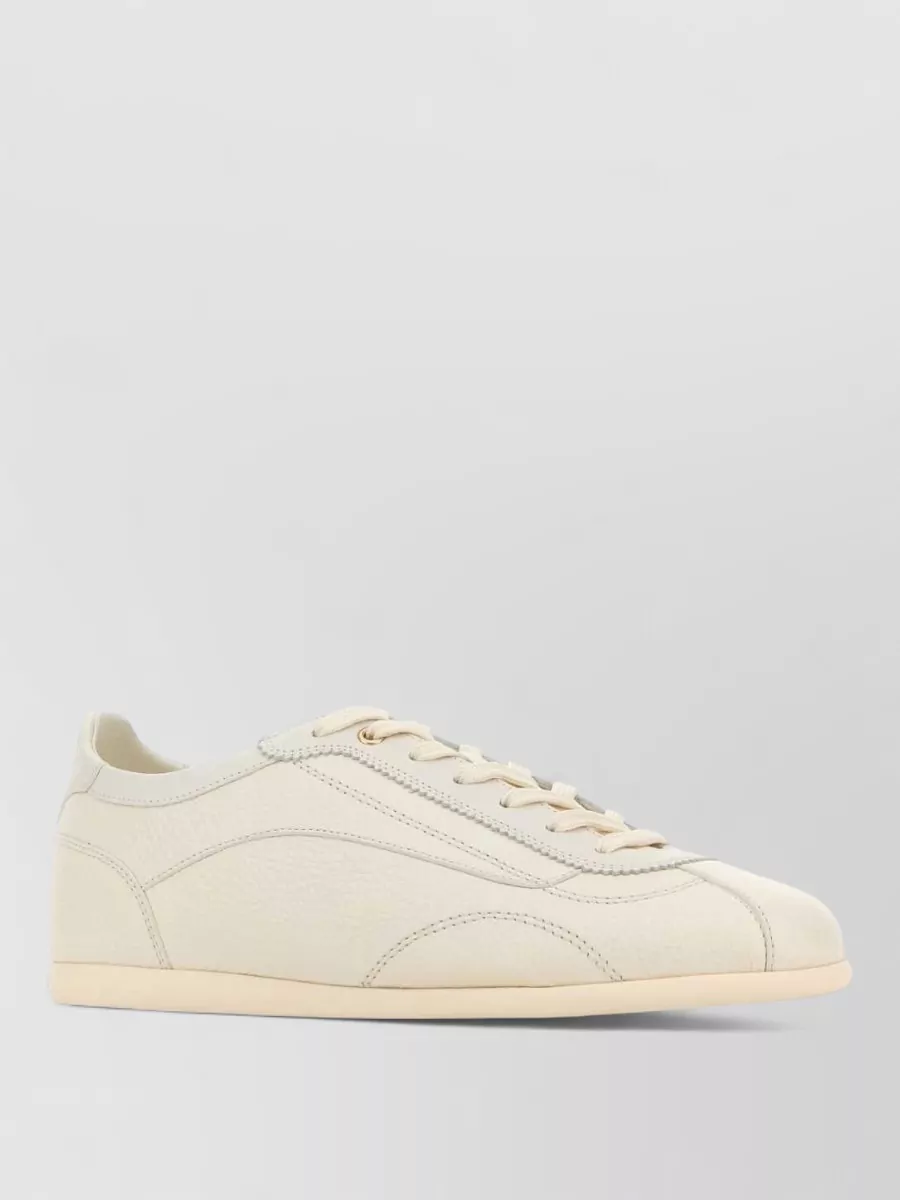 Brunello Cucinelli leather lace-up sneakers