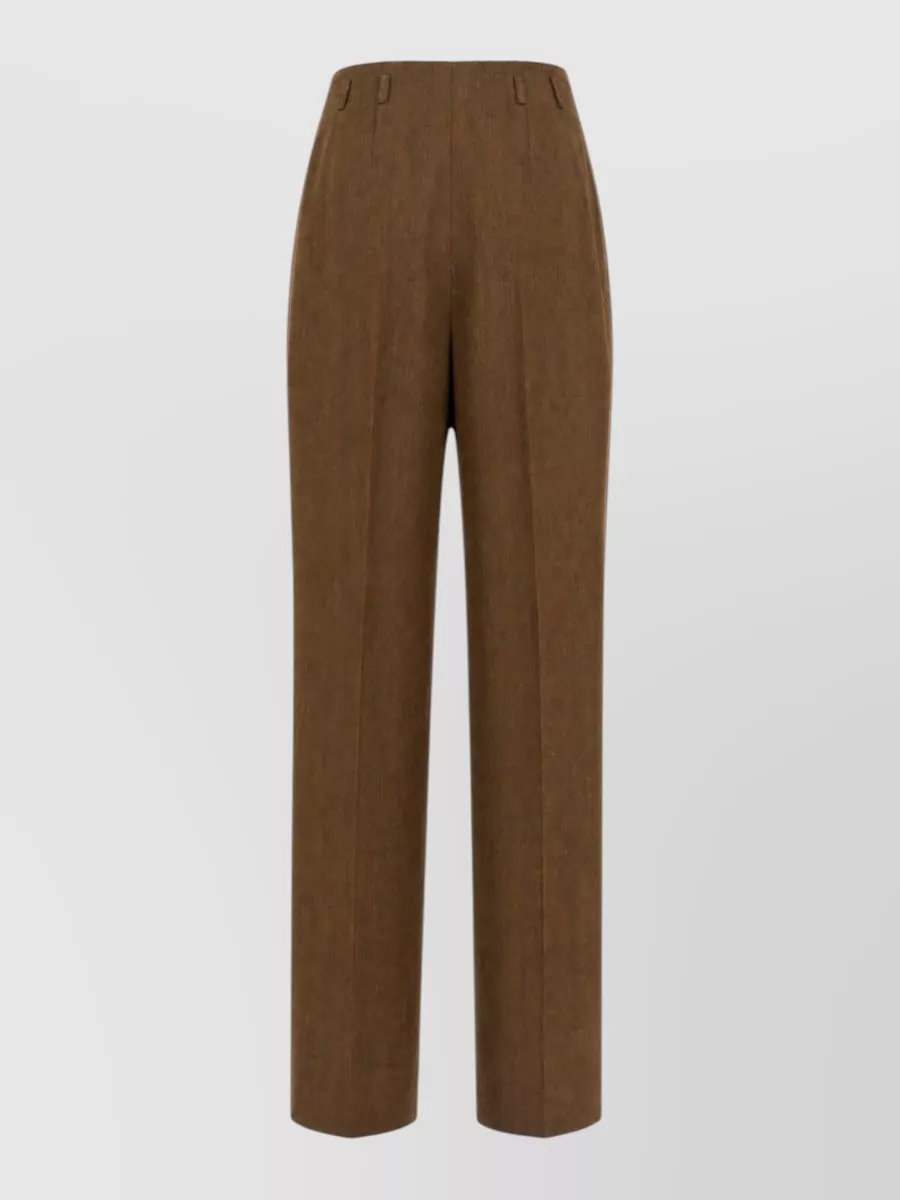 Alberta Ferretti embroidered tailored trousers