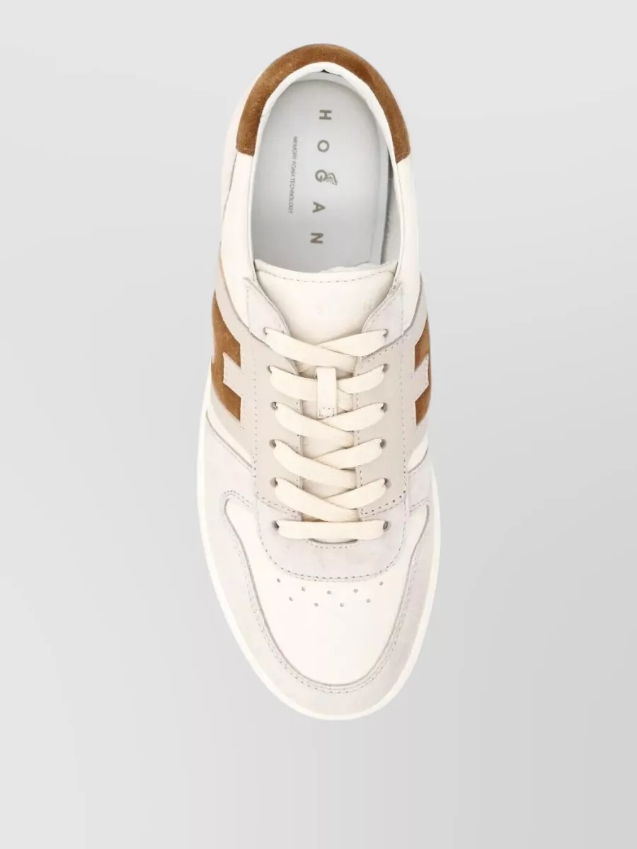 Hogan H Tv Suede Nappa Leather Sneakers