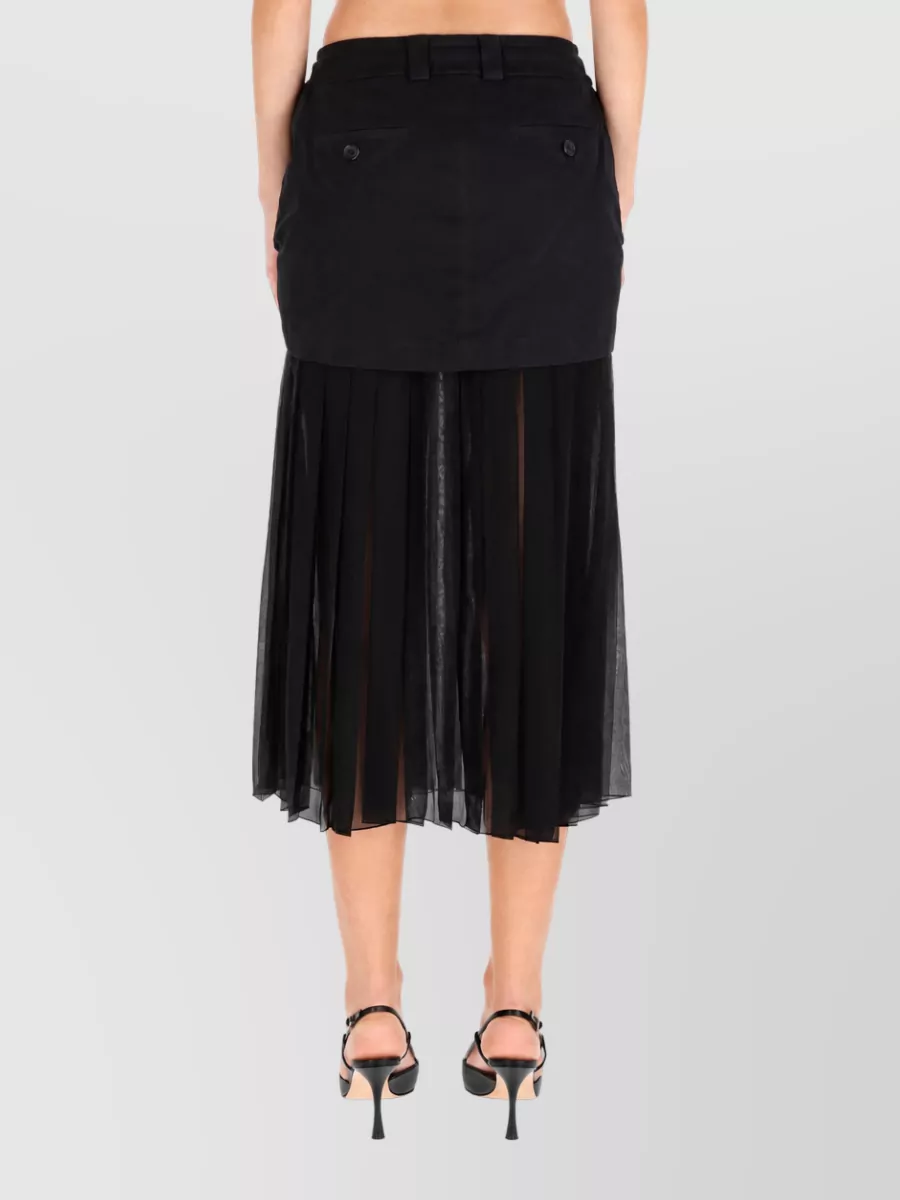 Dolce&Gabbana Silk Midi Skirt