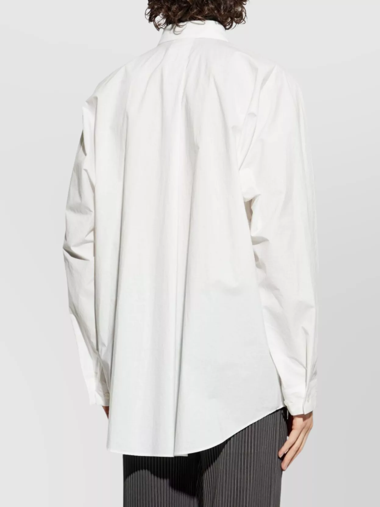 Issey Miyake Shirt With Spread Collar And Chest Patch Pocket
