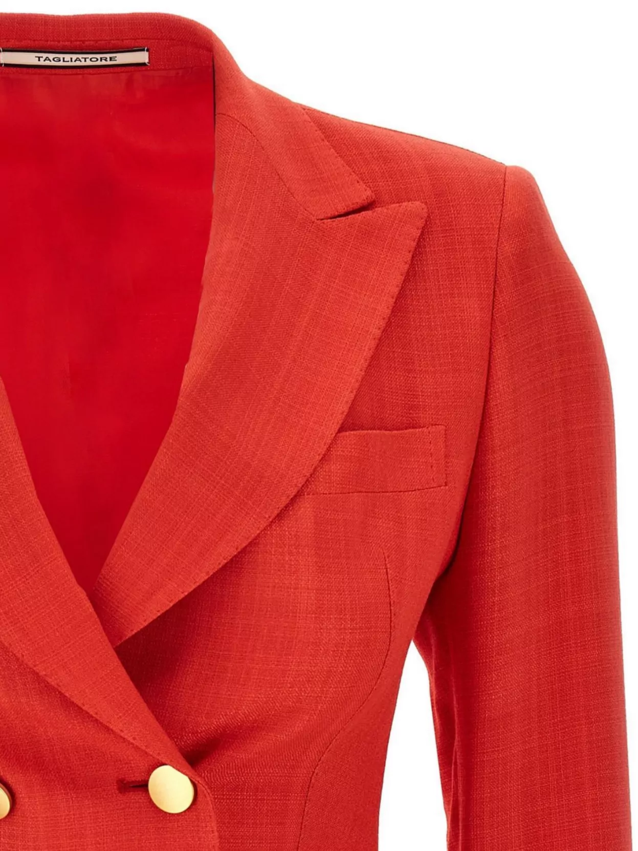 Tagliatore J-coral Double-breasted Blazer In Viscose