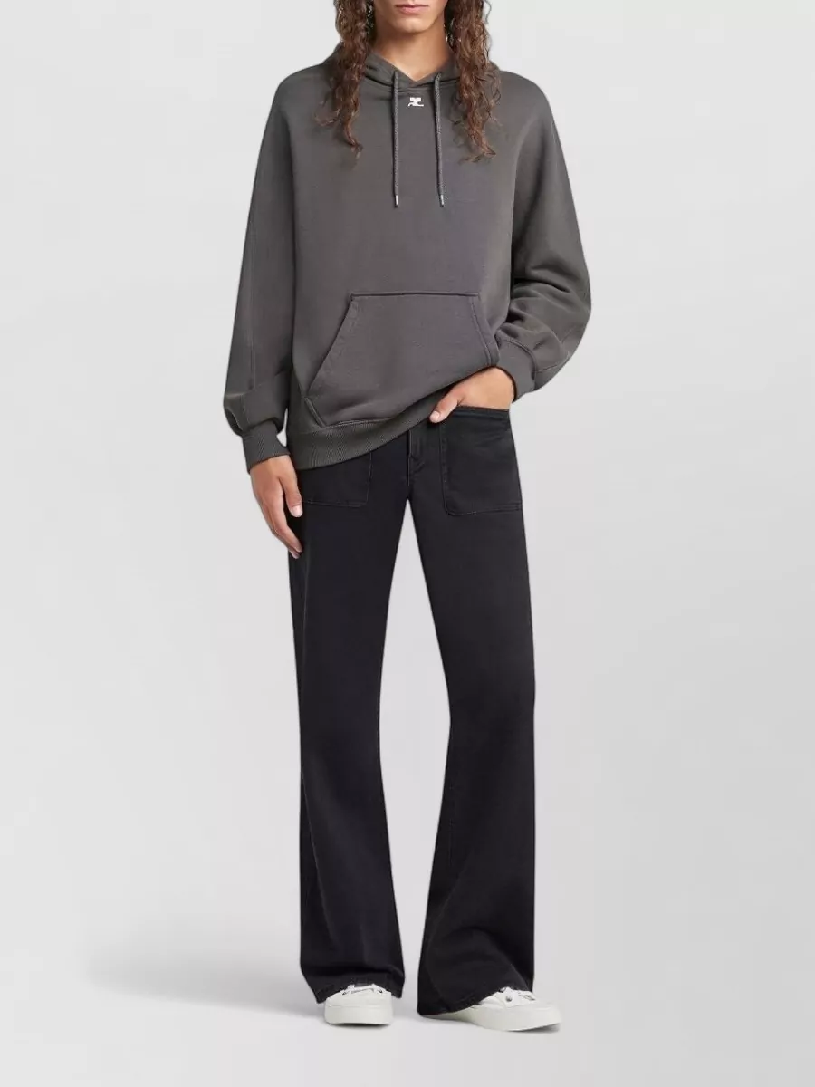 Courrèges Oversized Cotton Hoodie