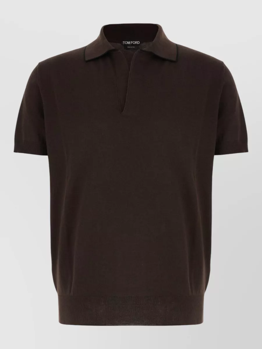 Tom Ford Silk Polo Shirt