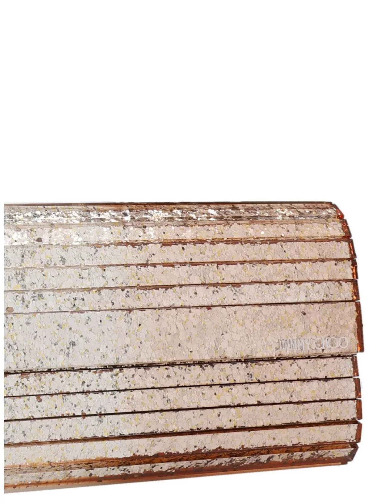 Jimmy Choo Sweetie Pouch In Plexiglass With Glitter Women