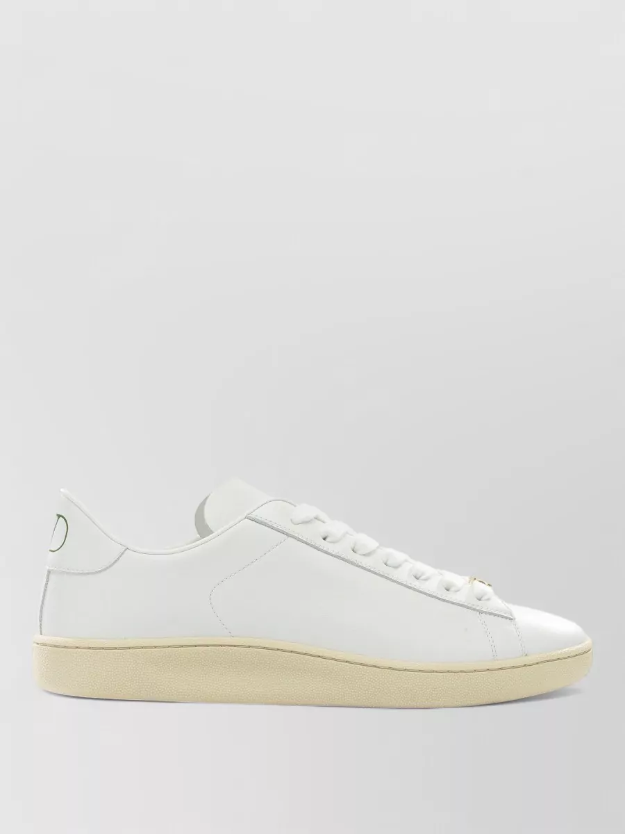 Valentino Low Top Sneakers Round Toe Rubber Sole