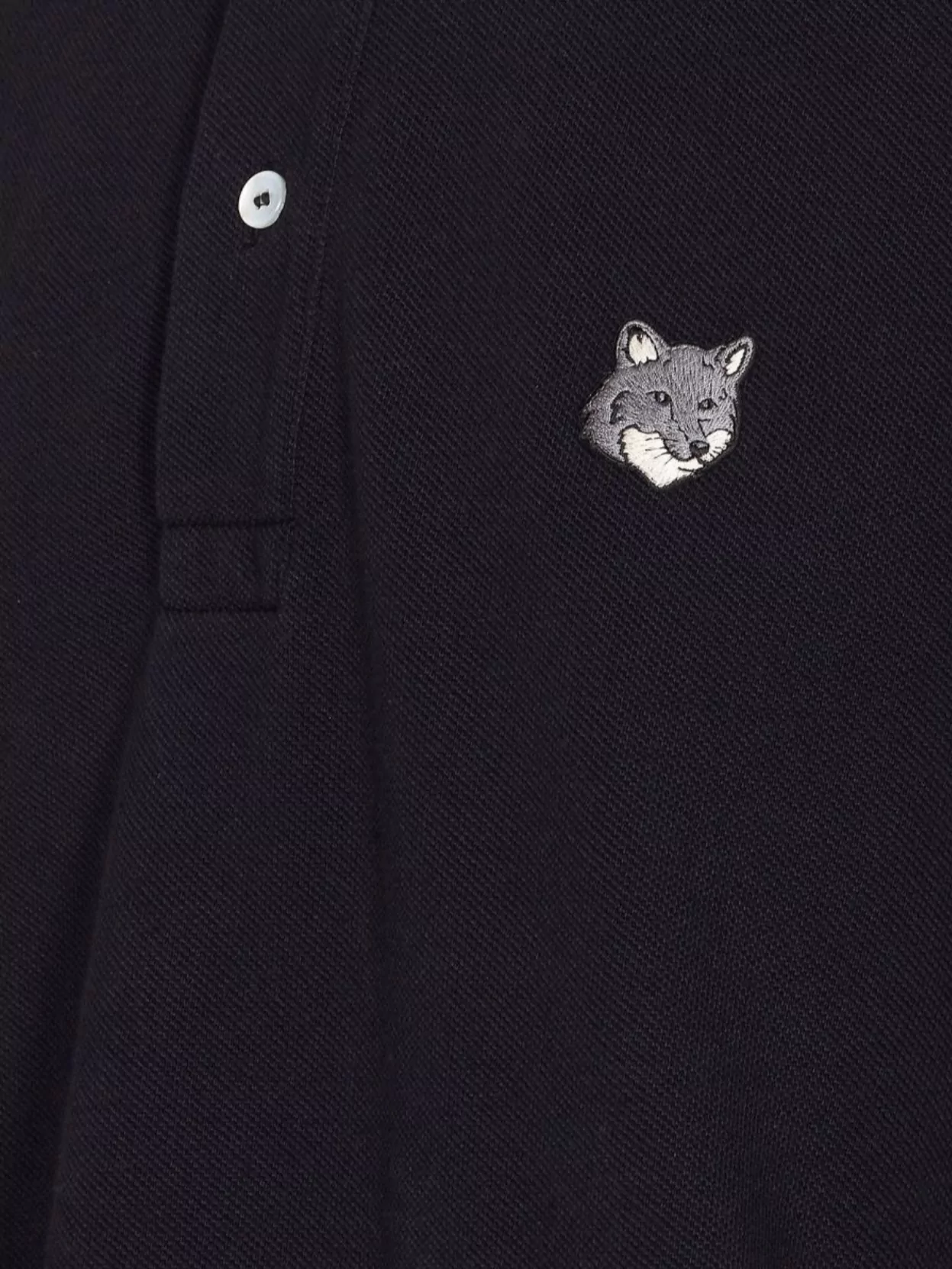 Maison Kitsuné Polo Shirt With Short Sleeves And Collar