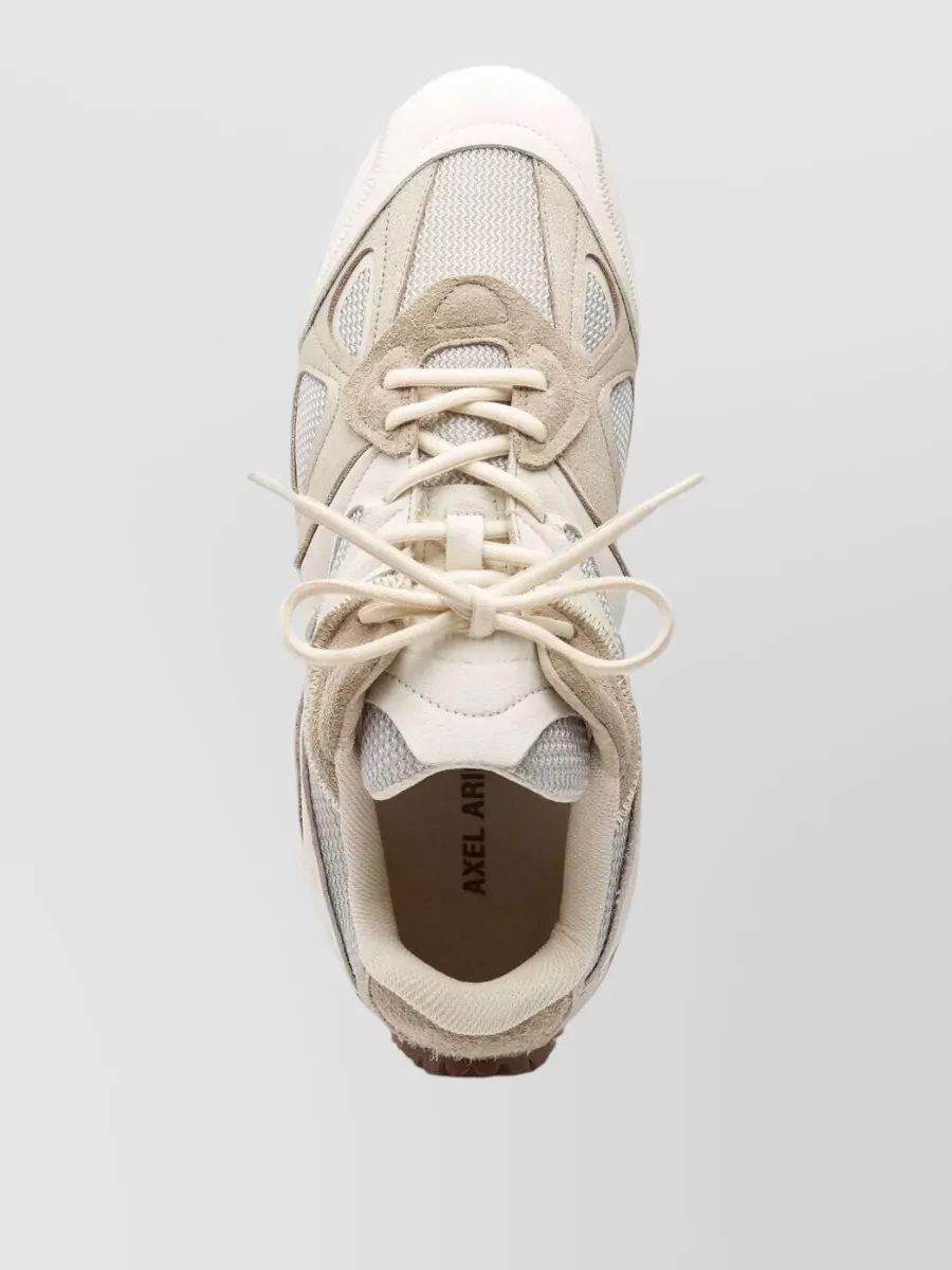 Axel Arigato Low-top Sneakers With Mesh And Suede In White