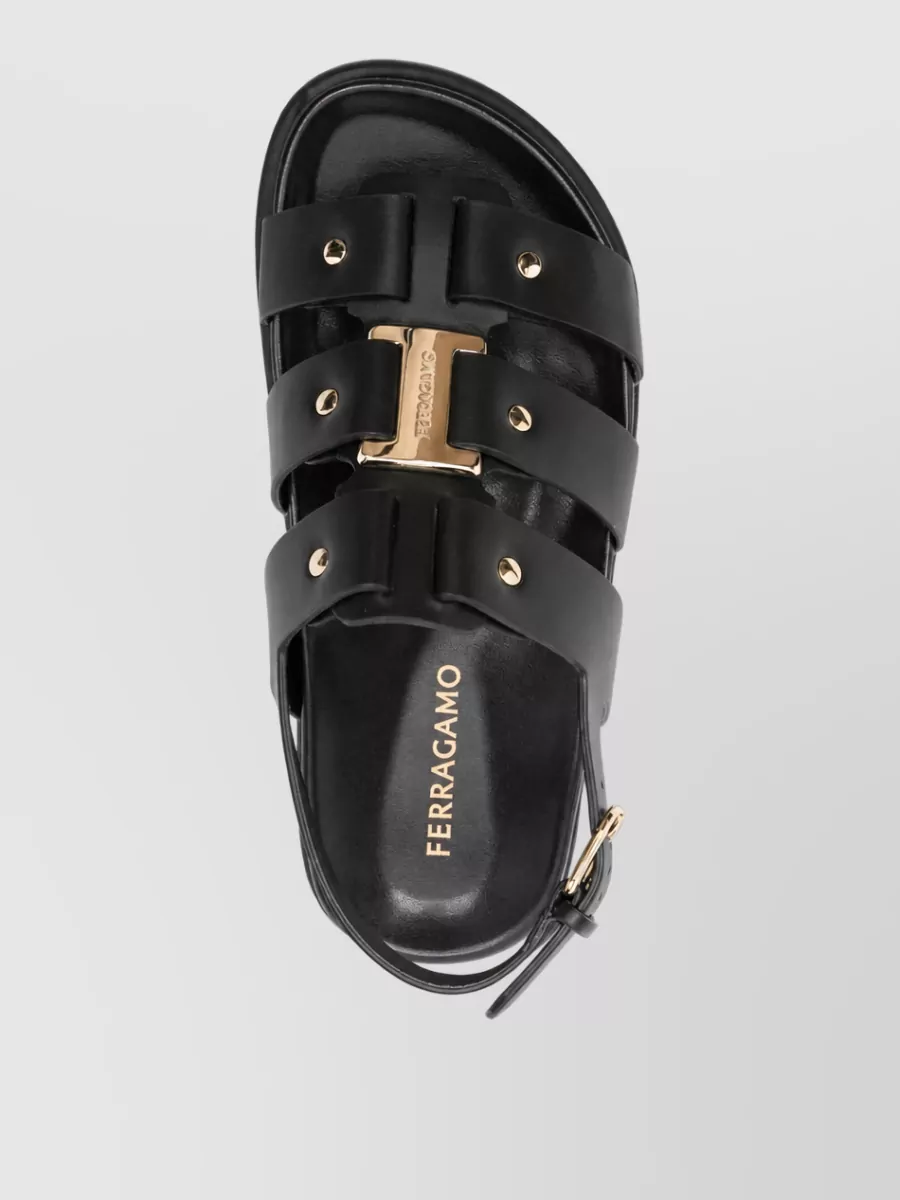 Ferragamo Leather Strappy Sandals