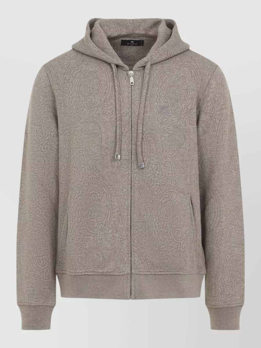 Etro Printed Jersey Hooded Jacket
