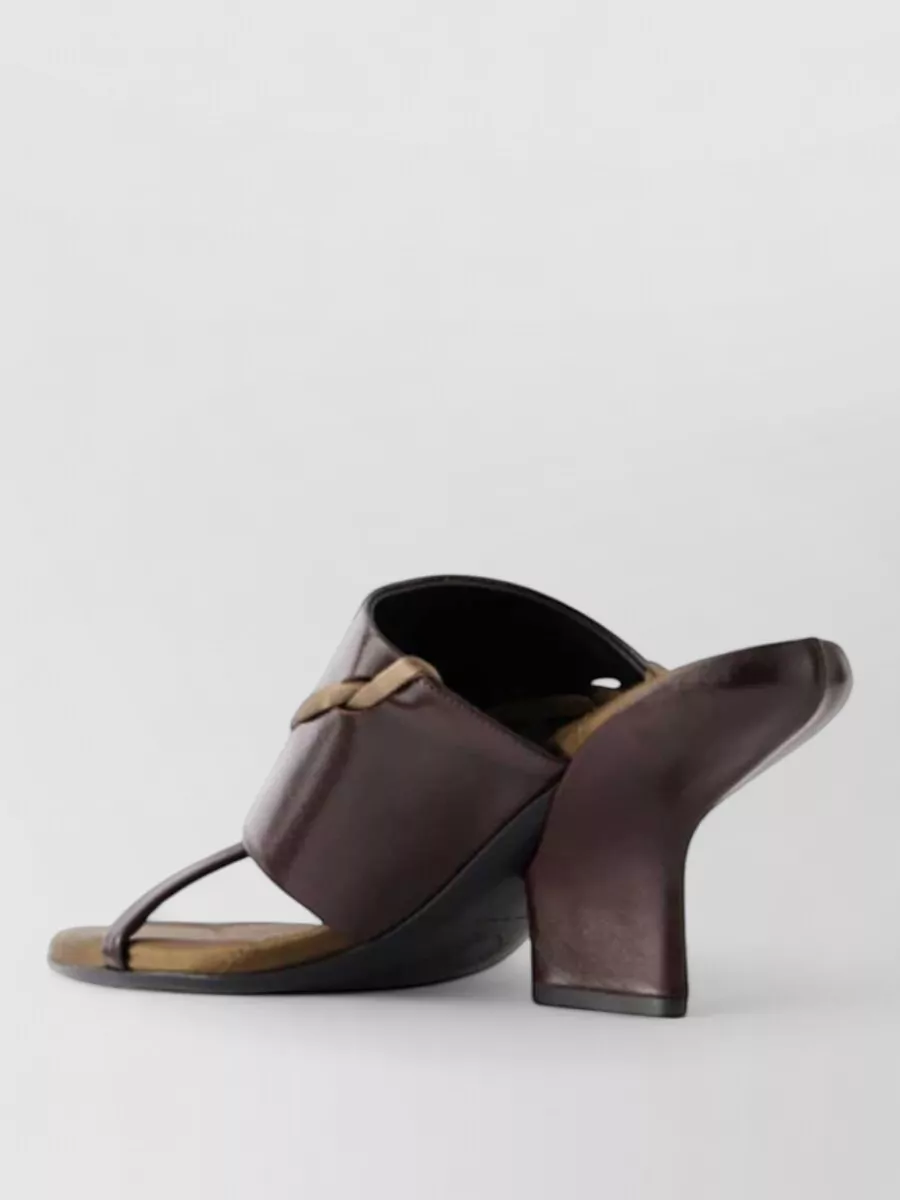 Dries Van Noten leather slippers