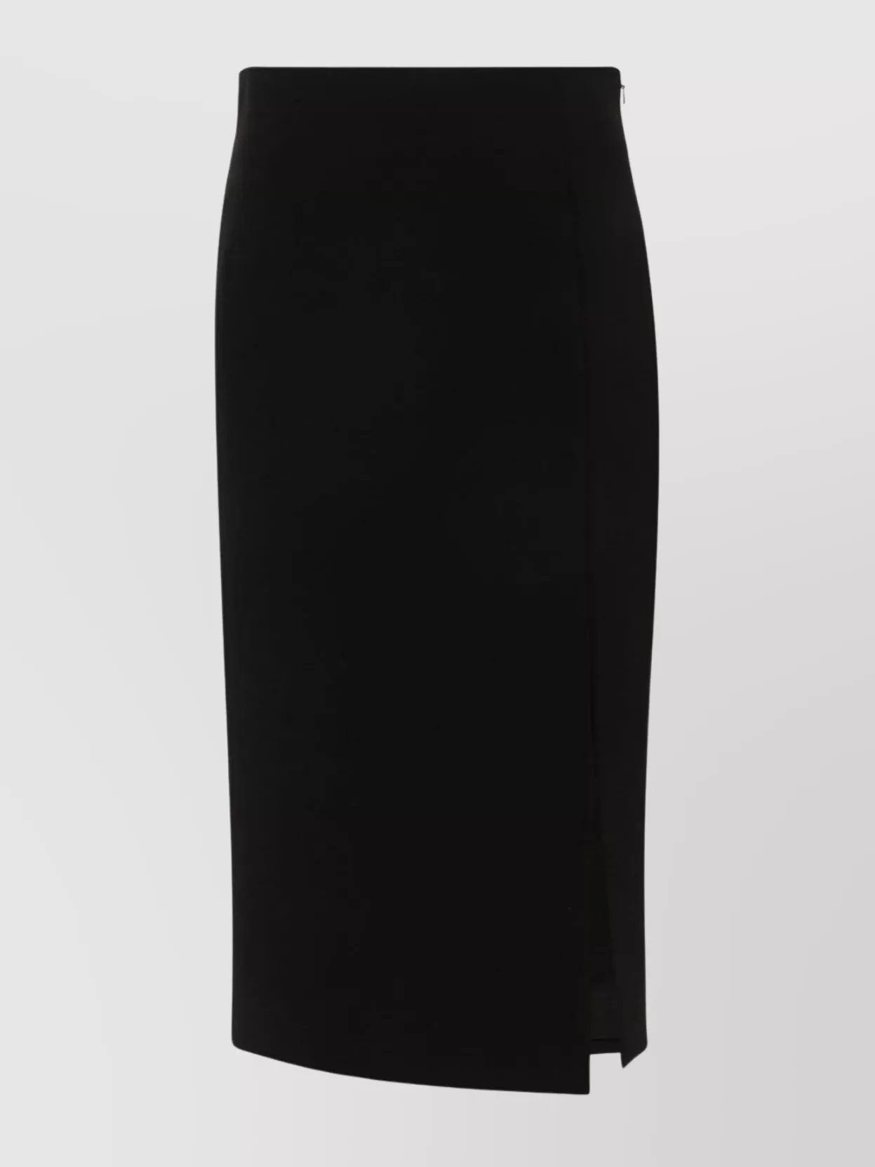 Shop Moschino Skirt Textured Finish Side Slit