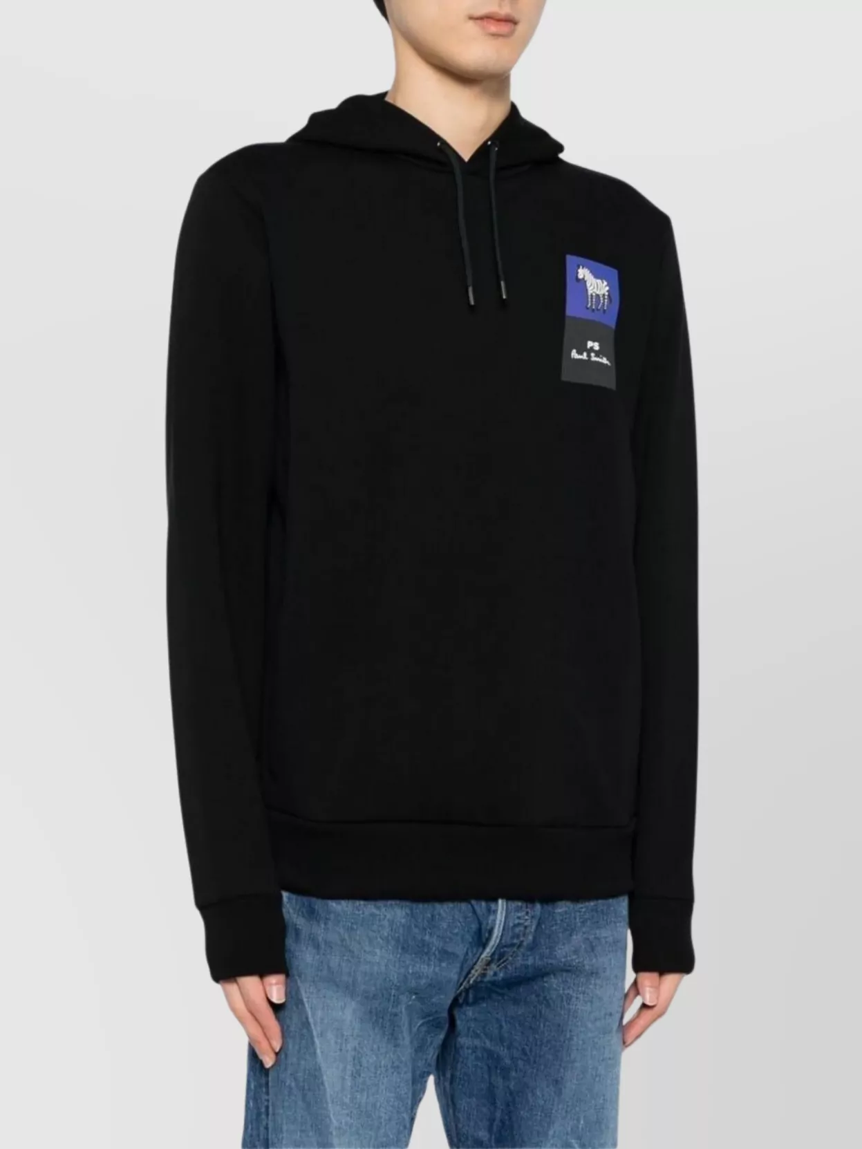 Paul Smith Logo Print Organic Cotton Hoodie