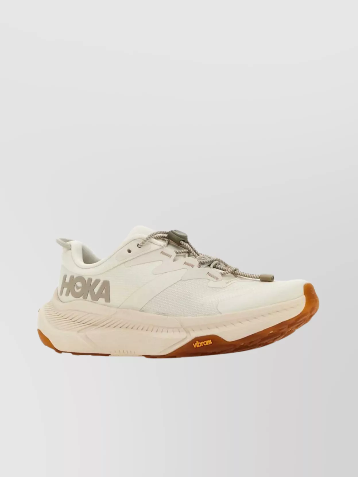 Shop Hoka One One Transport Fabric Chunky Sole Sneakers In Cream