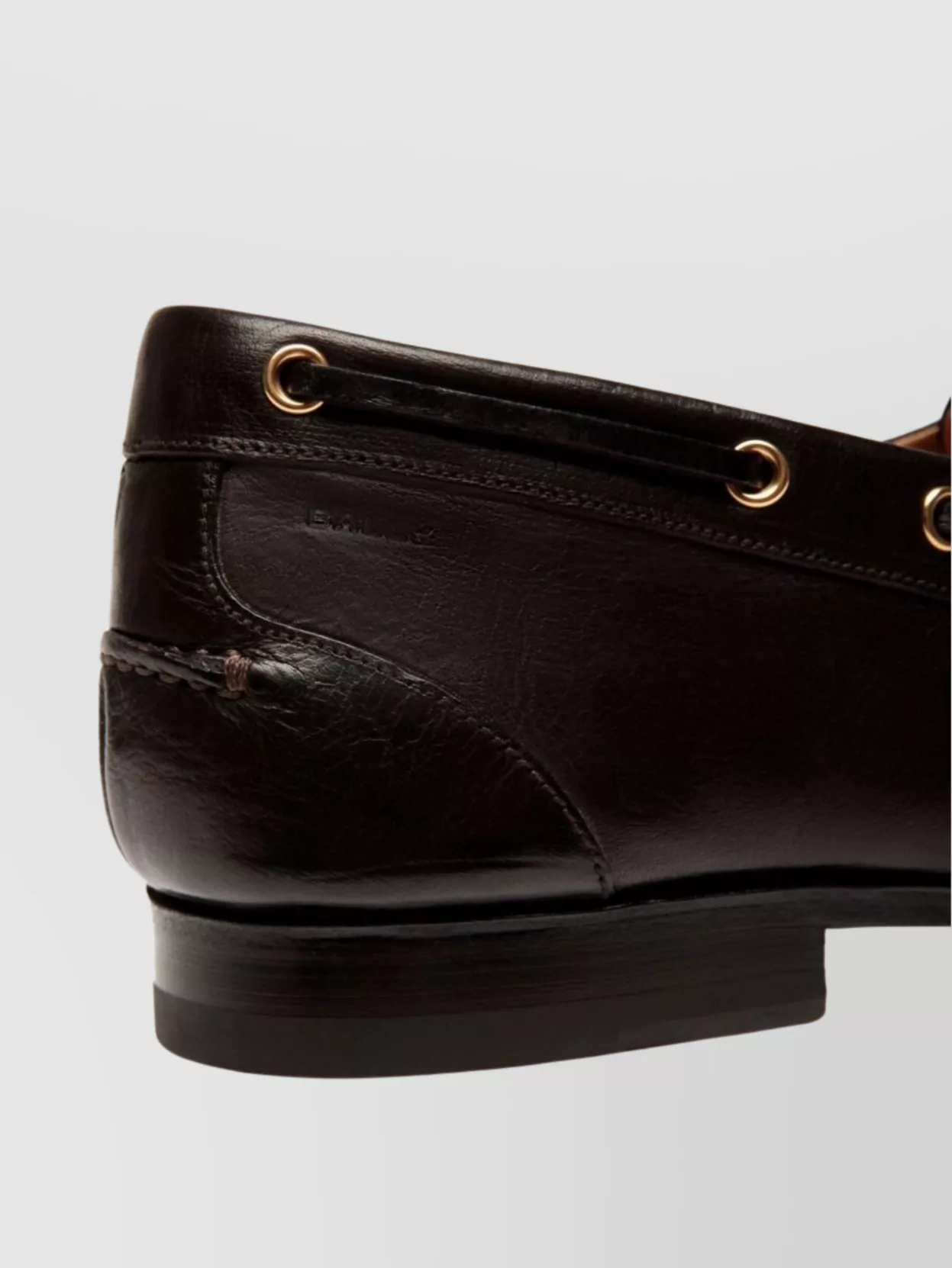 Bally Eyelet Detailing Loafers Grained Texture
