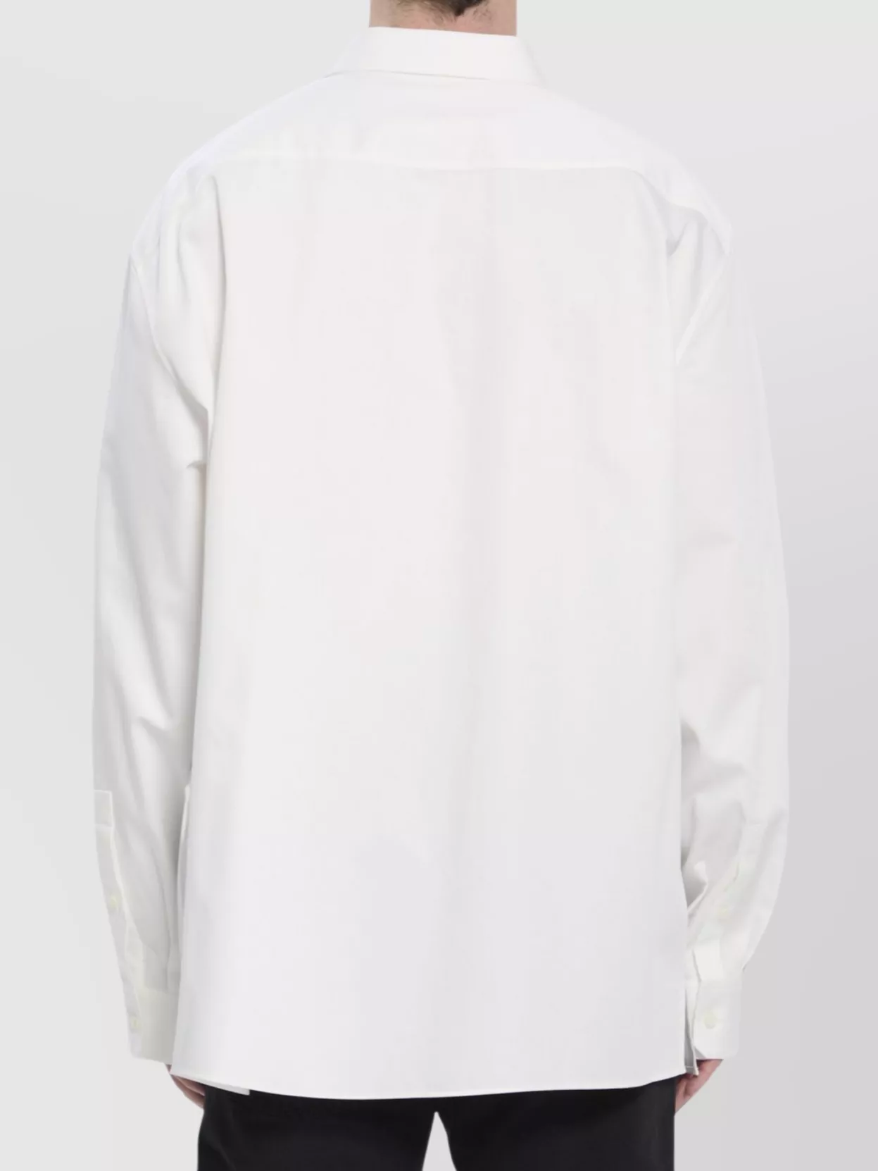 Loewe Cotton Shirt With Oversized Anagram Pattern