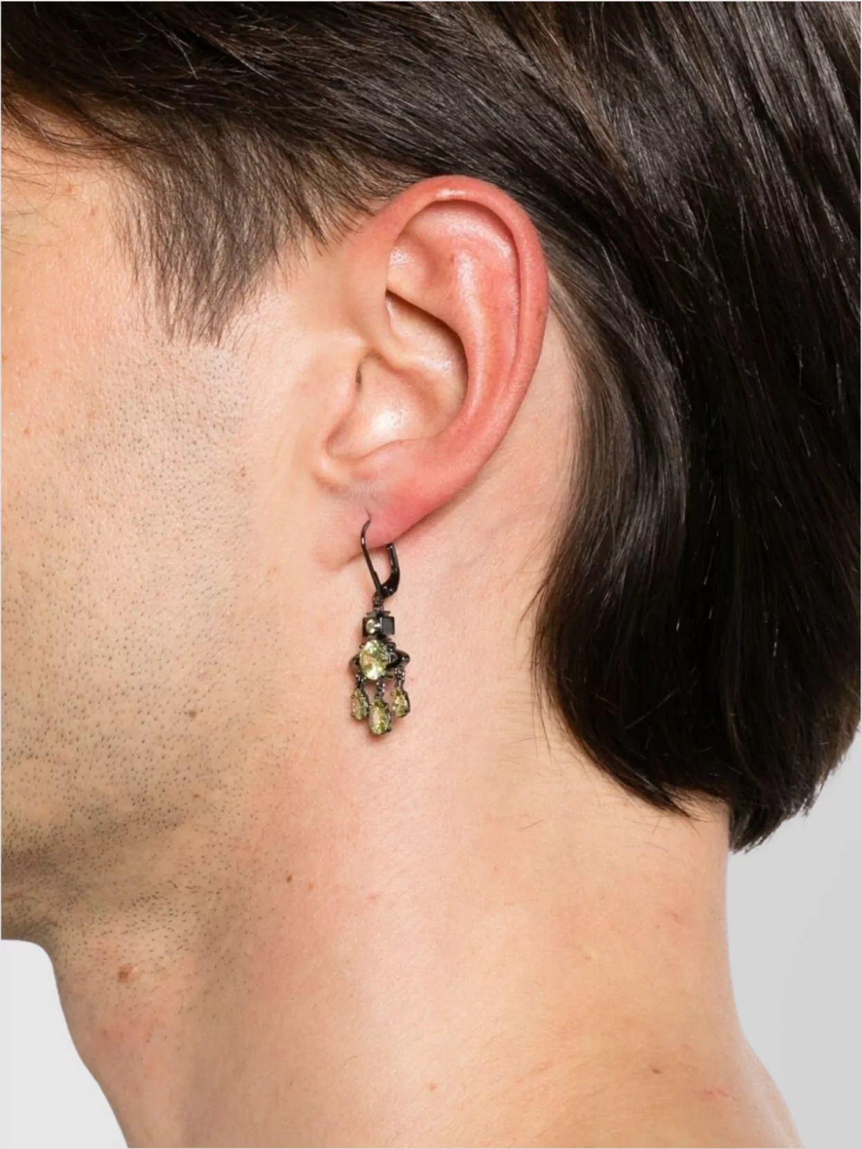 Vivienne Westwood Gemstone Drop Earrings For Pierced Ears