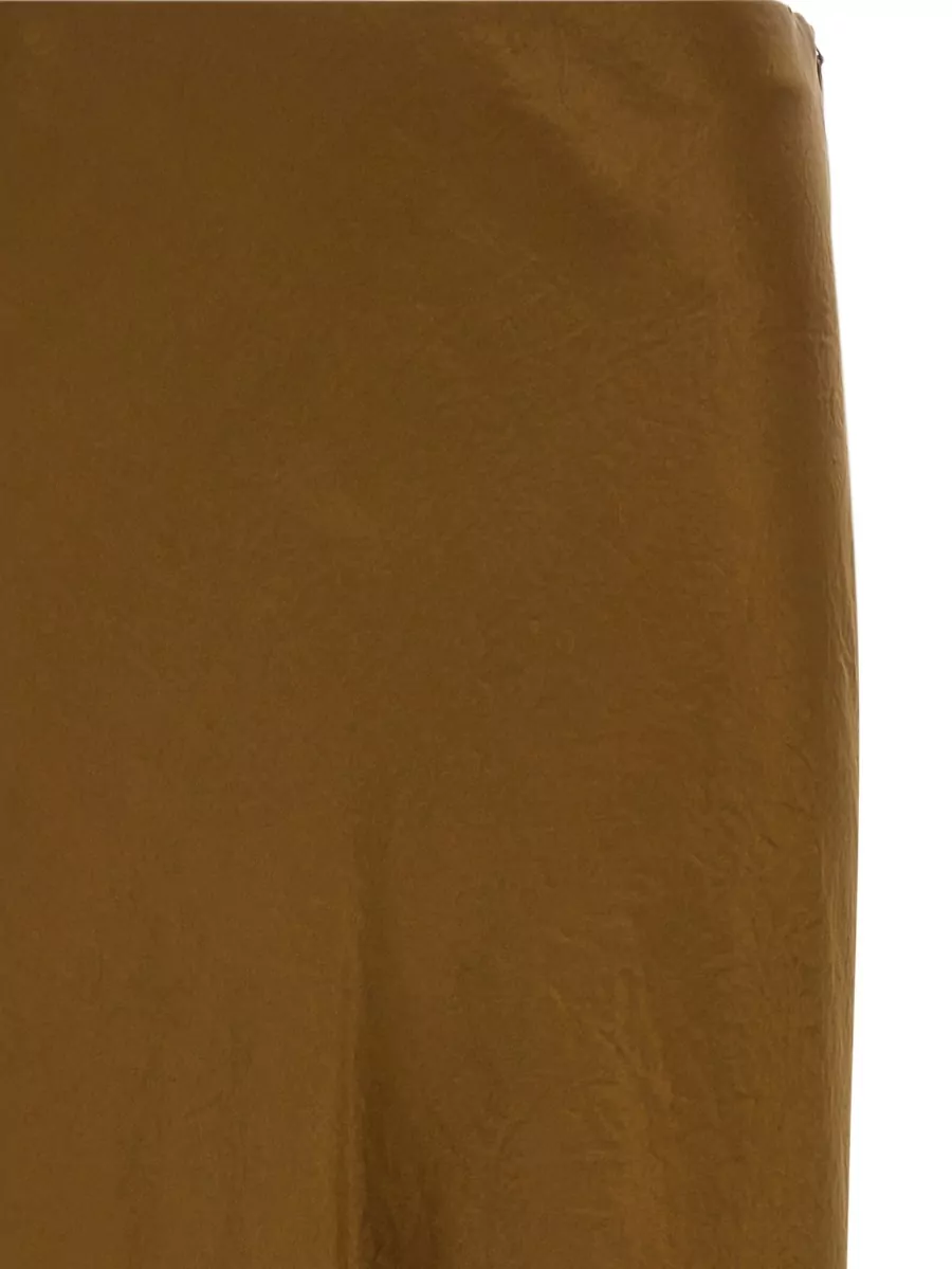 Vince Satin High-Rise Pencil Skirt
