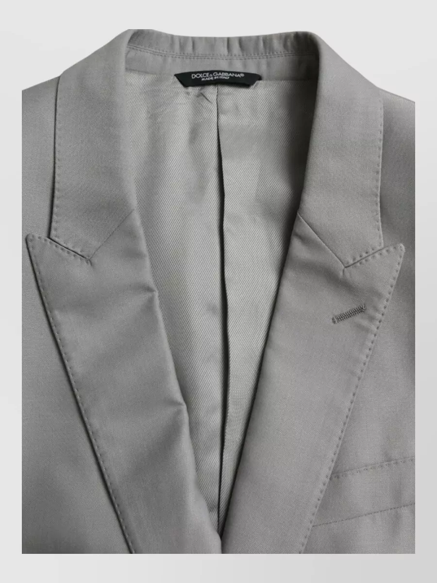 Dolce&Gabbana Wool silk single-breasted blazer