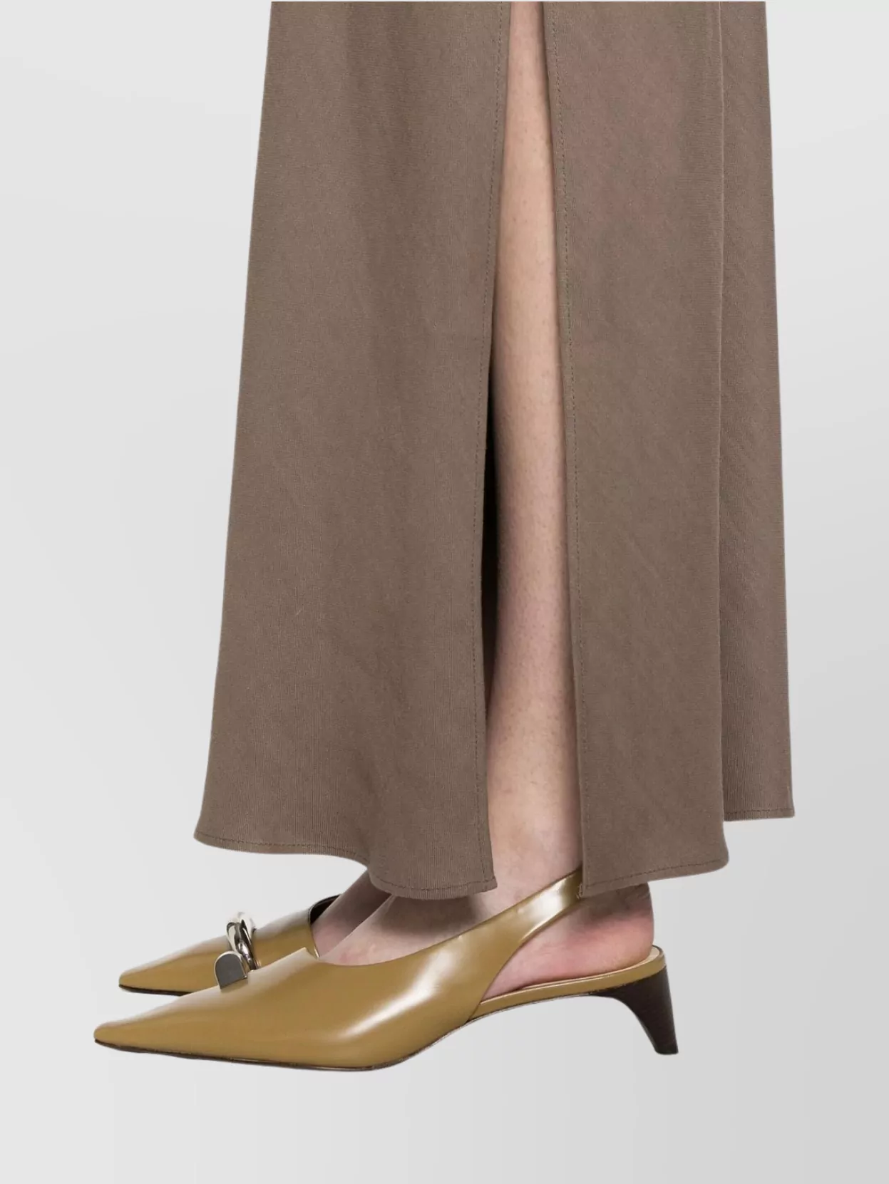 Brunello Cucinelli Ankle Length High Waist Seamless Skirt