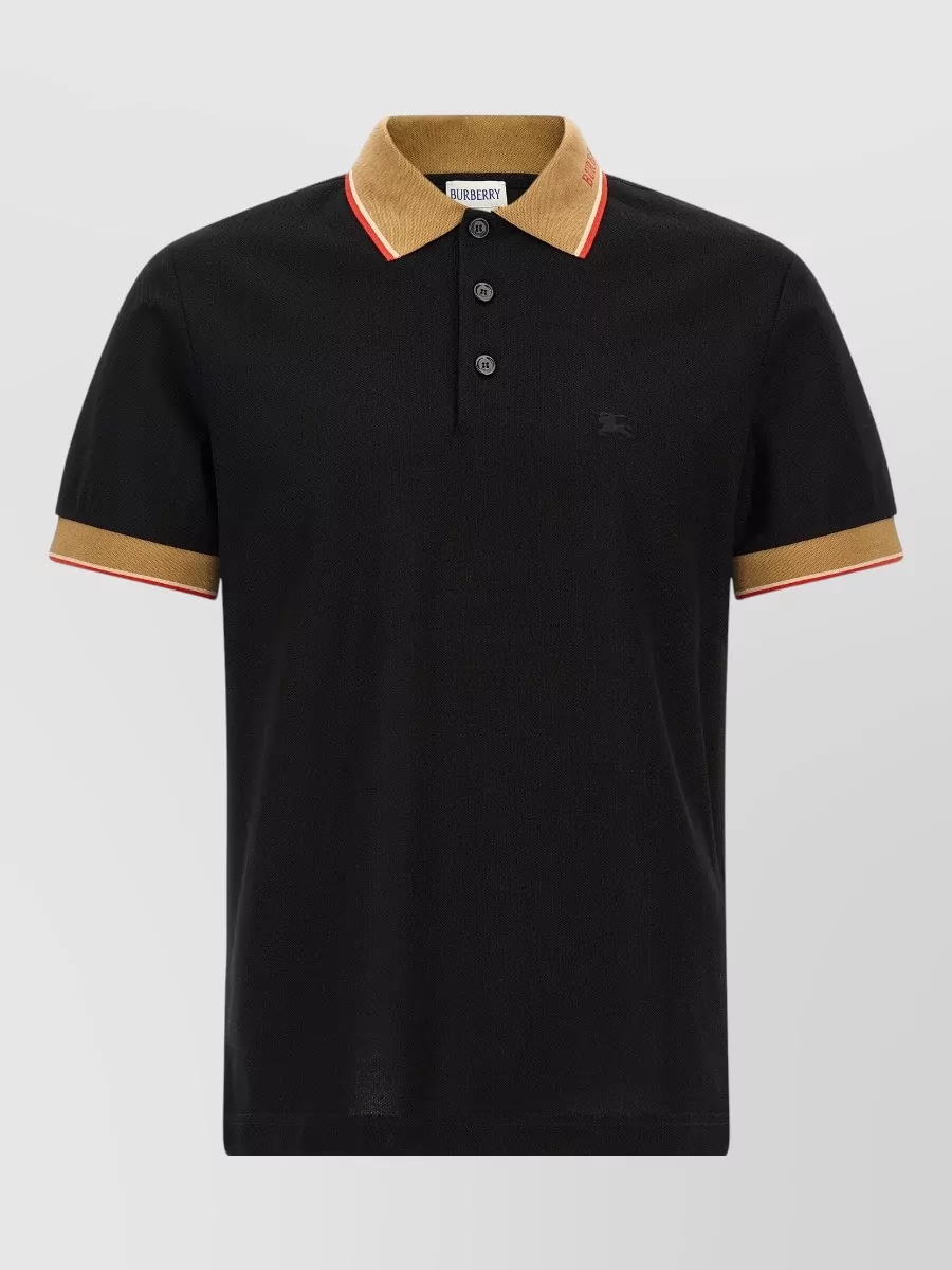Burberry Cotton Piqué Polo Shirt