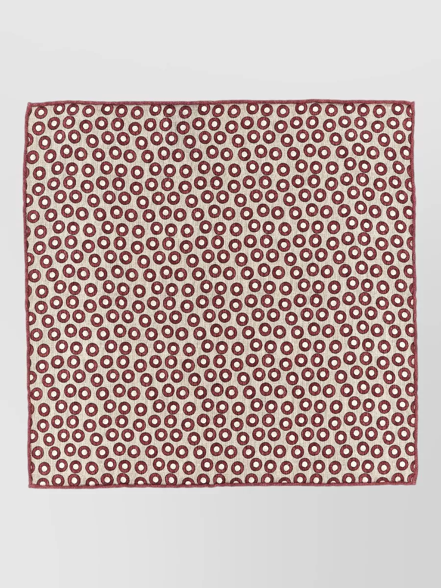 Brunello Cucinelli silk polka dot pocket square