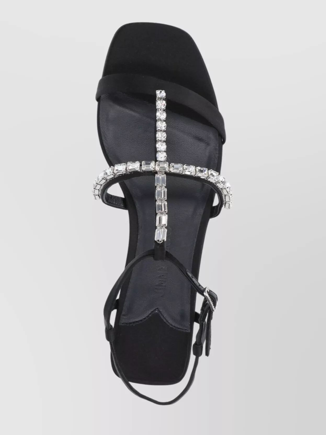 Jimmy Choo Embellished T-Bar Heel Strap Sandals