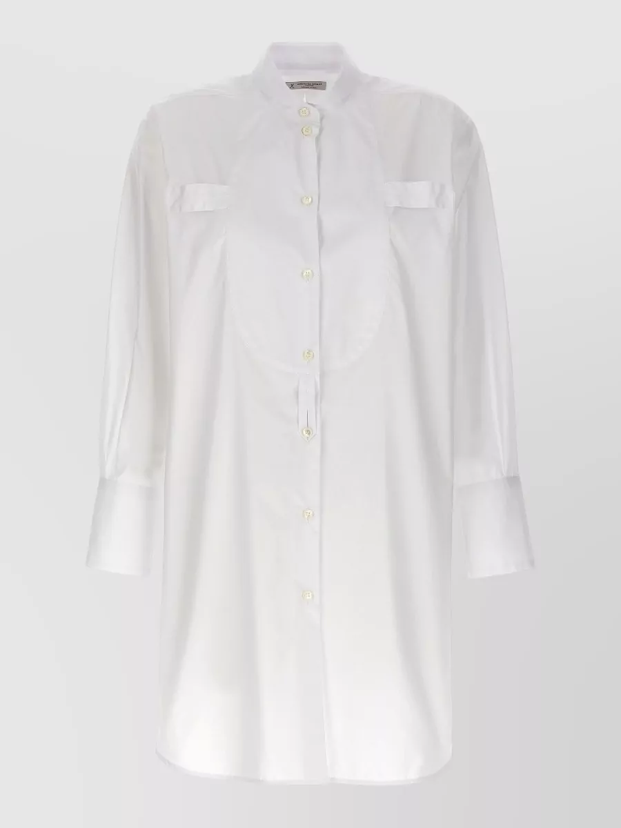 Alberto Biani long tuxedo cotton shirt