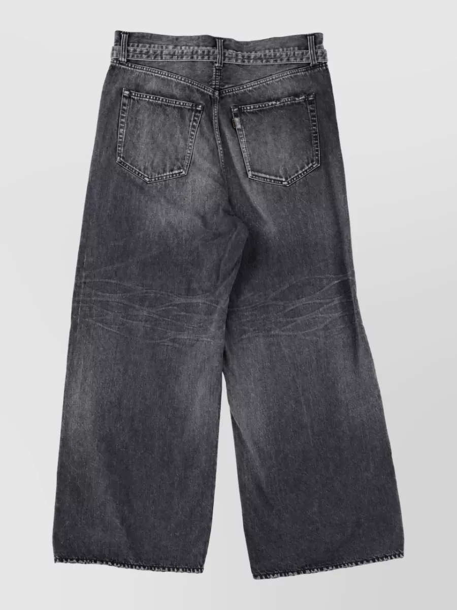 Sacai Denim Wide-Leg Jeans