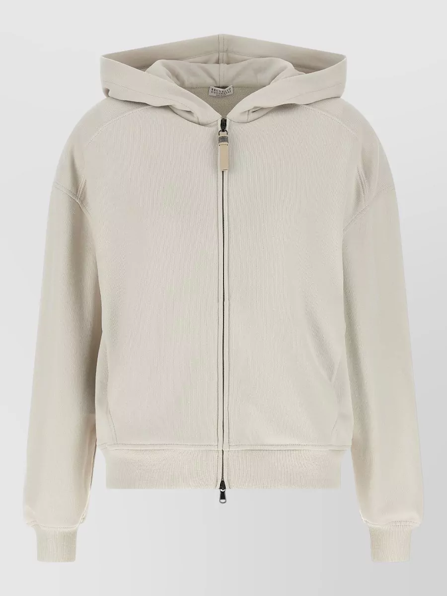 Brunello Cucinelli Cotton Fleece Zip-Up Hoodie