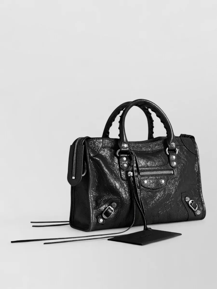Balenciaga Le City Small Leather Shoulder Bag