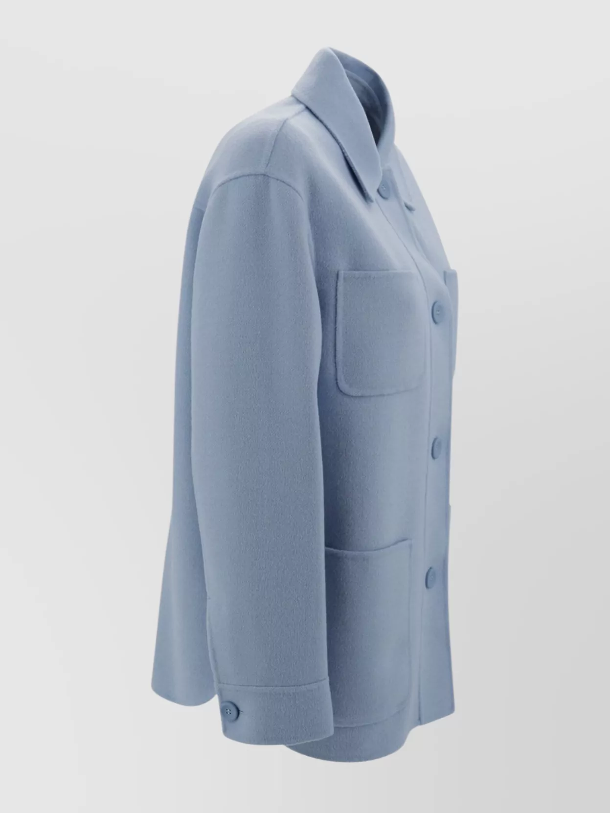 S Max Mara Collared Long Sleeves Patch Pockets Jacket