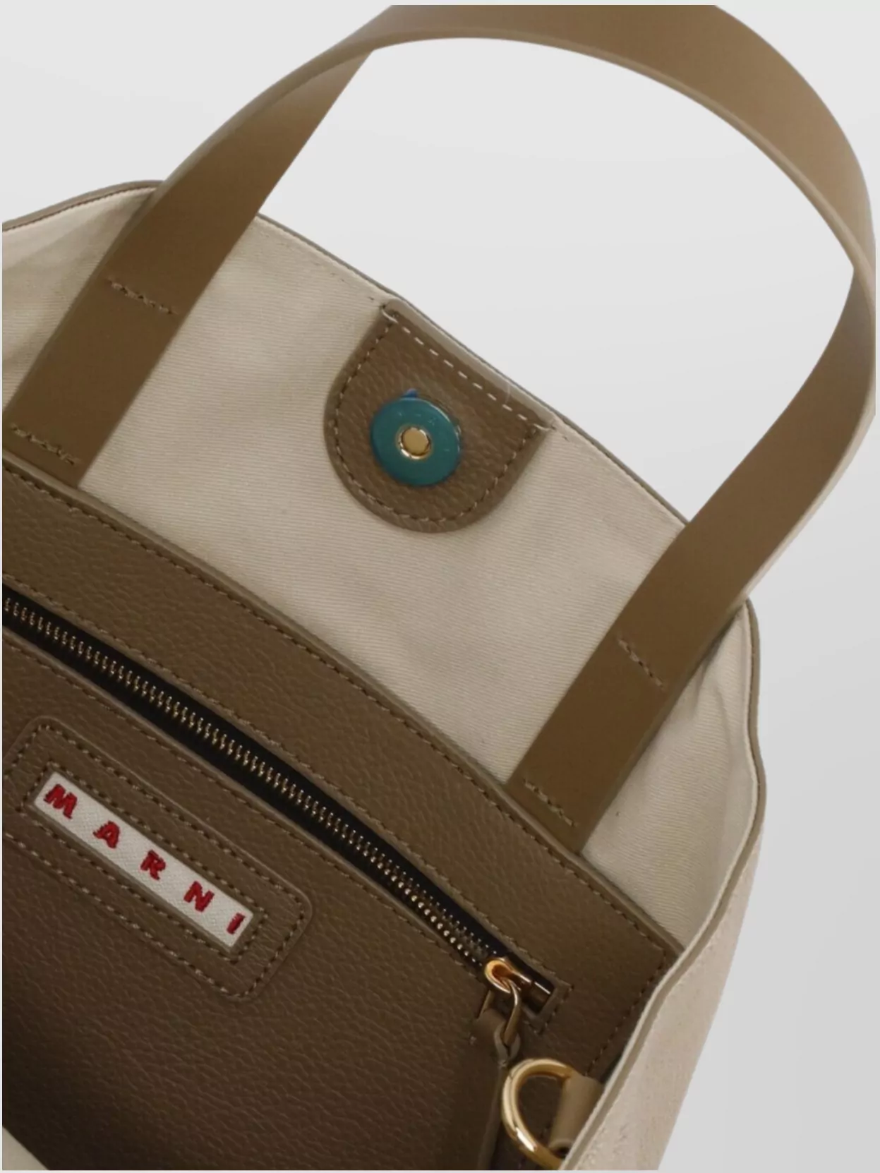 Marni Soft Leather Handbag Featuring Two Handles