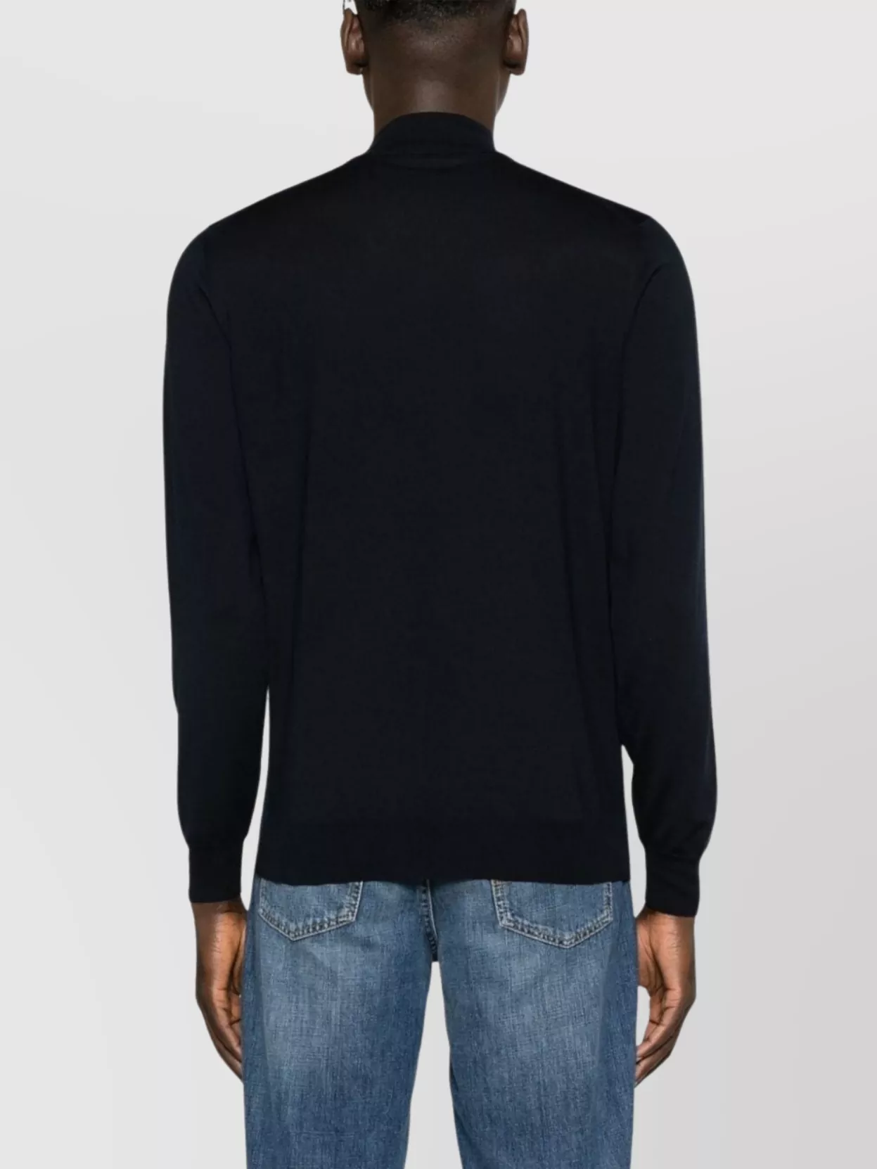 Drumohr Merino Wool Fine-Knit Turtleneck Sweater