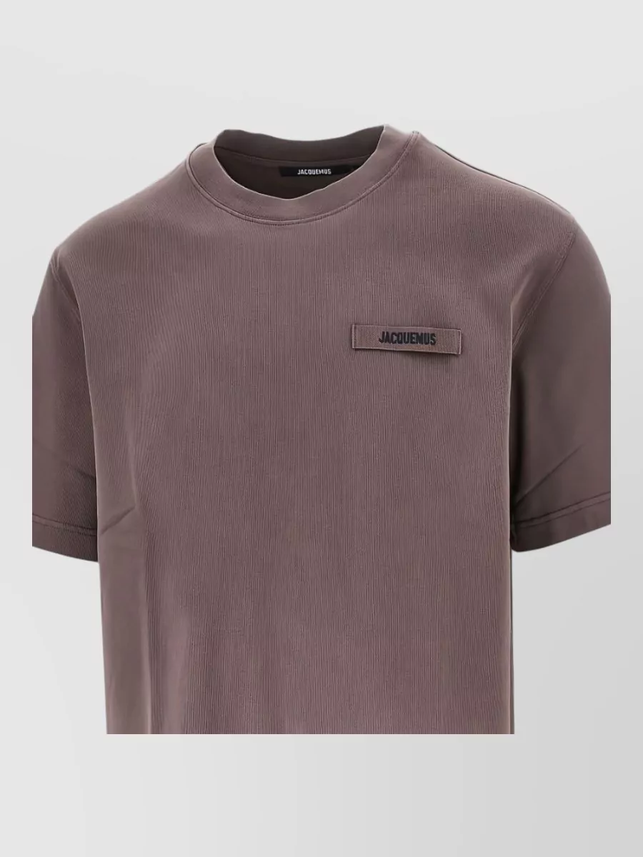 Jacquemus cotton logo-print short-sleeve t-shirt