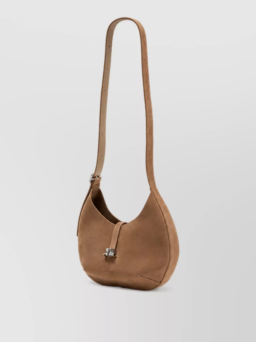 Courrèges Small Leather Cross-Body Bag